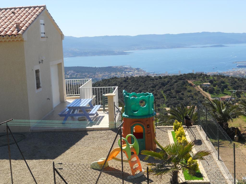 Gites Sassone, Vue Panoramique Sur Ajaccio Et La Mer Alata Стая снимка